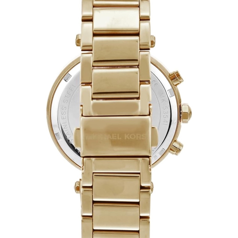 Michael Kors Parker Yellow Dial Stainless Steel Ladies Watch MK5354 - Picture 4 of 15